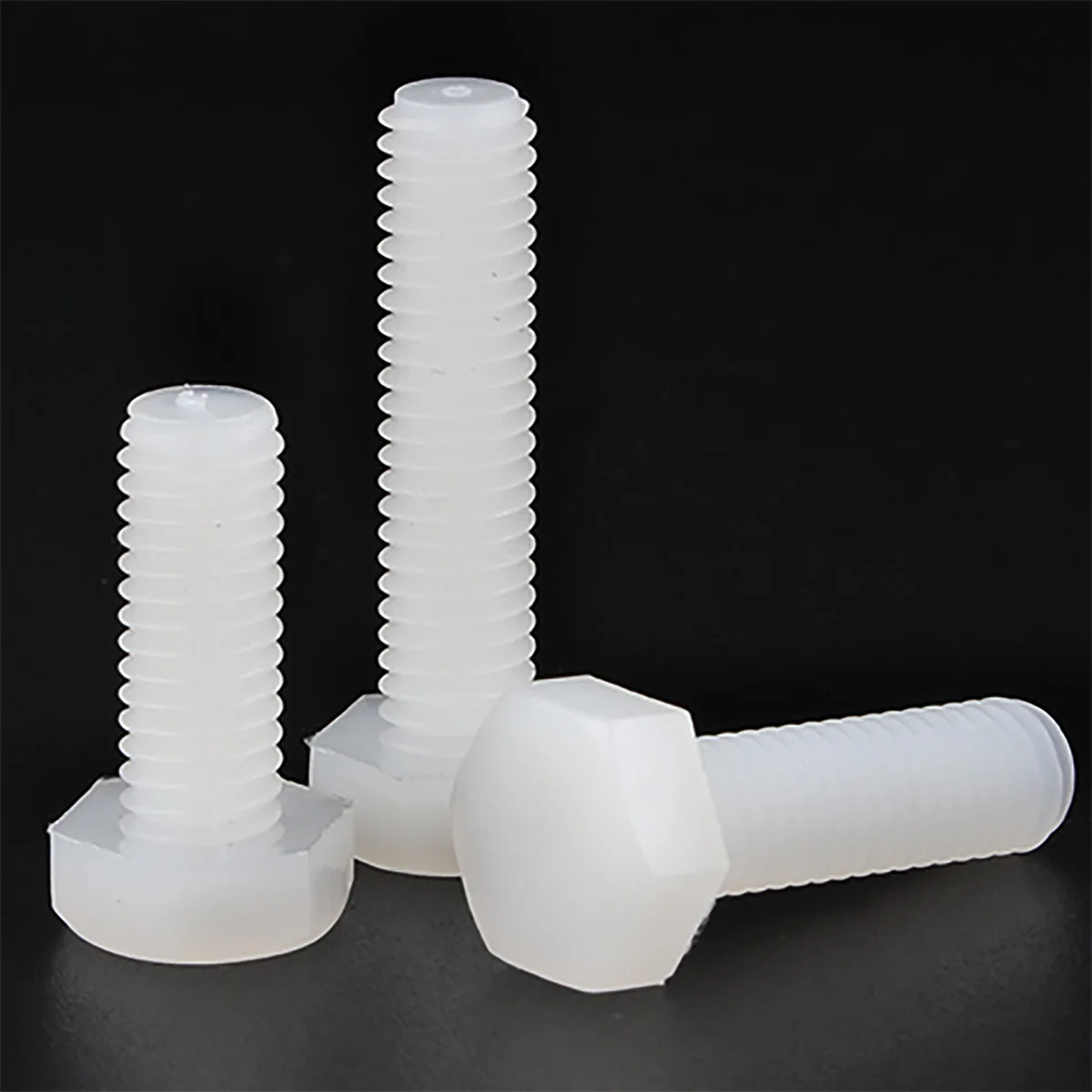 Perno hexagonal exterior de nailon, tornillo hexagonal de plástico aislado, M3-M12