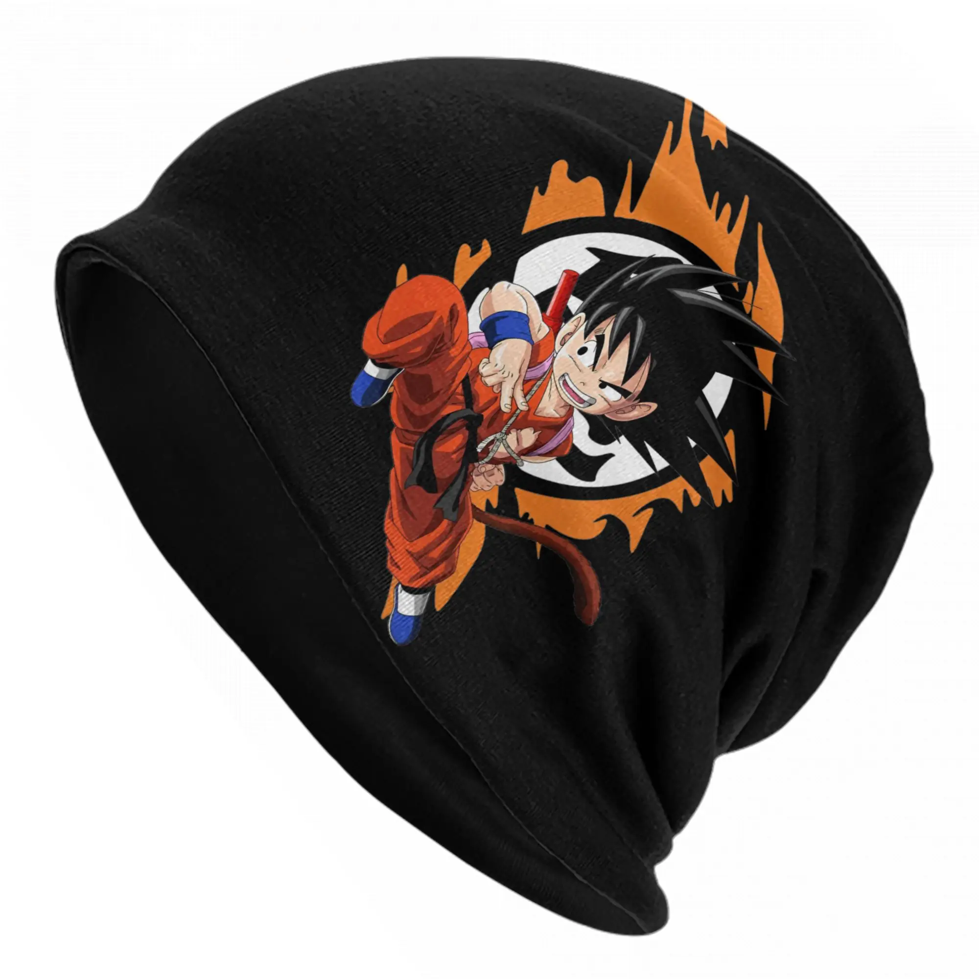 

Шапка-бини с логотипом Dragon Ball Z и изображением Гоку, для взрослых, в готическом стиле, для катания на лыжах, весенняя, теплая, двойного назначения
