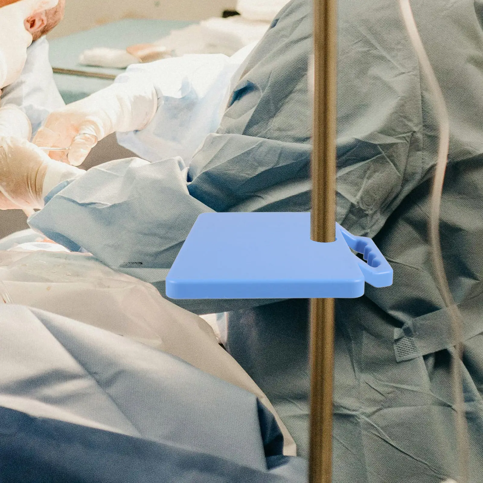 Drip Stand Storage Tray Detachable Bag Holder Draining Board Organizer for Hospital Medical Use