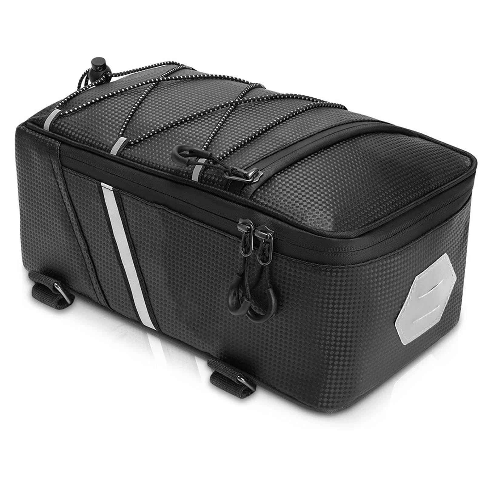 Bike Rear Rack Bag,Bicycle Trunk Pannier Saddle Seat Pouch Storage Luggage Bicycle Accessories 8L Large Capacity