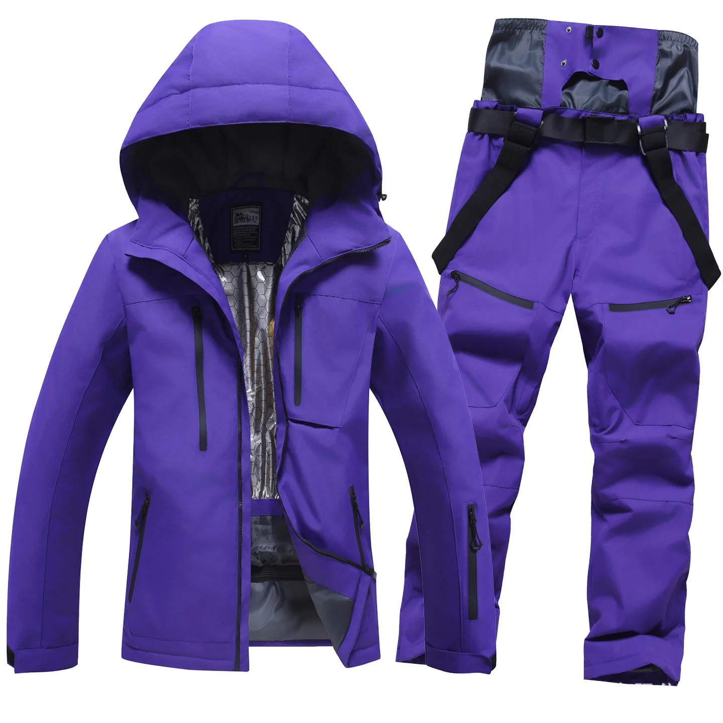 Winter Warm Women Jacket Pants Snow Suits Outdoor Mountain Sport Man Skiing Sets Waterproof Male Snowboard Costumes Clothes