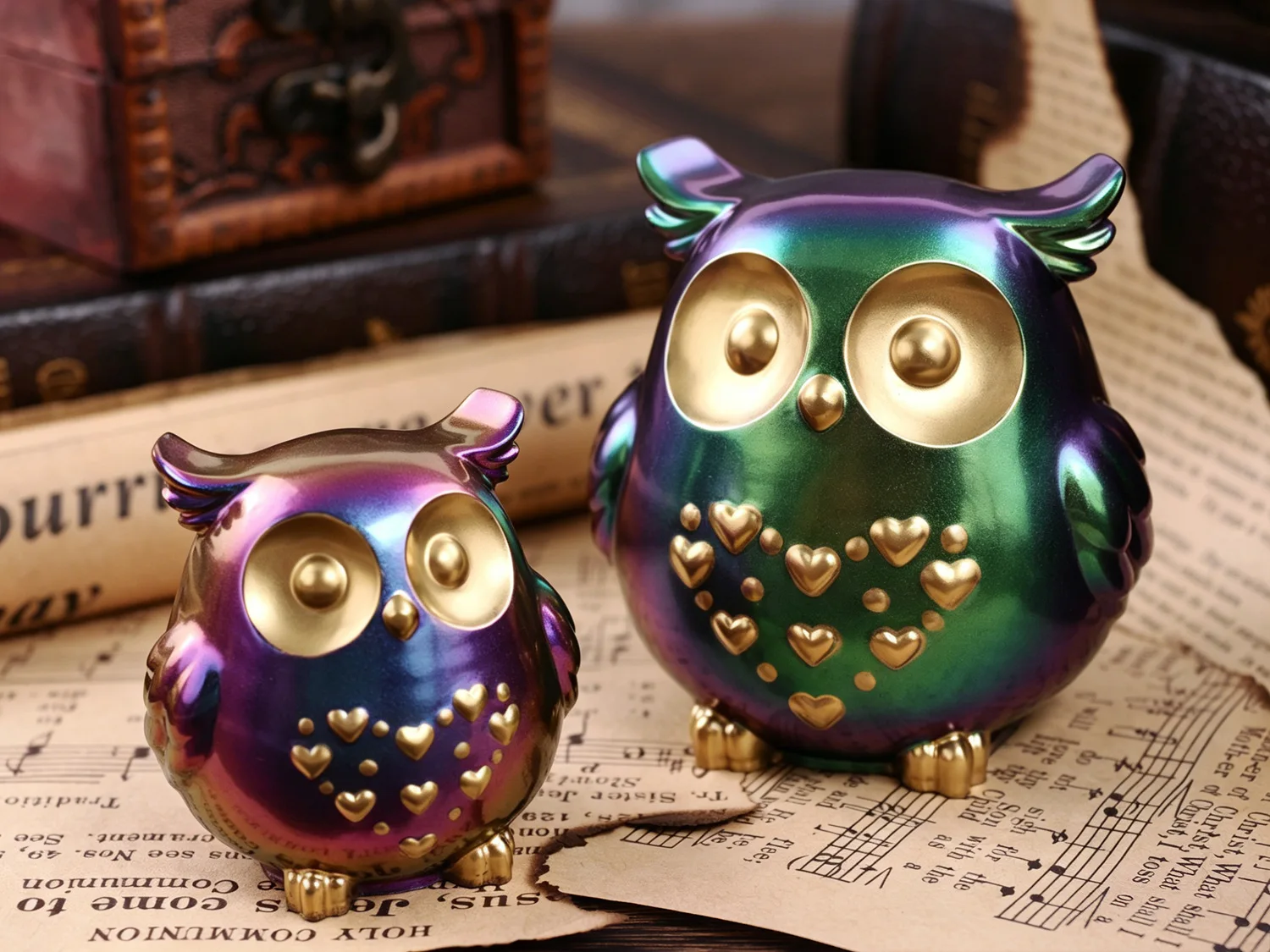 2PCS Owl Silicone Mold Set - L - Silicone Epoxy Resin Molds Set ulasan dan harga