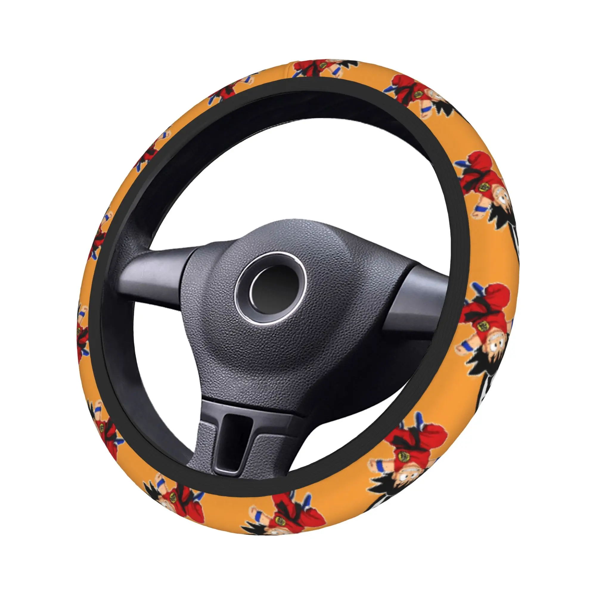 Dragon Ball Z Car Steering Wheel Cover 38cm Soft Goku DBZ Anime Auto Steering Wheel Protector Car-styling Car Accessories - view 6