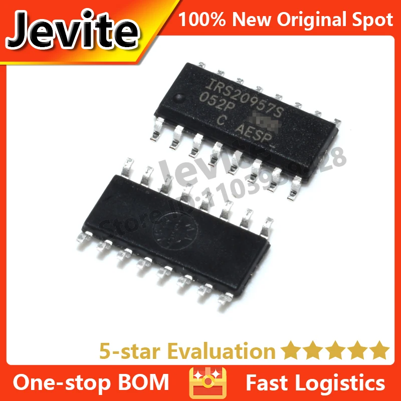 

Jevite 100% New Original electronics Controller 10-20 units/lote IRS20957S IRS20957STRPBF SOP SOIC-16 Audio Driver IC