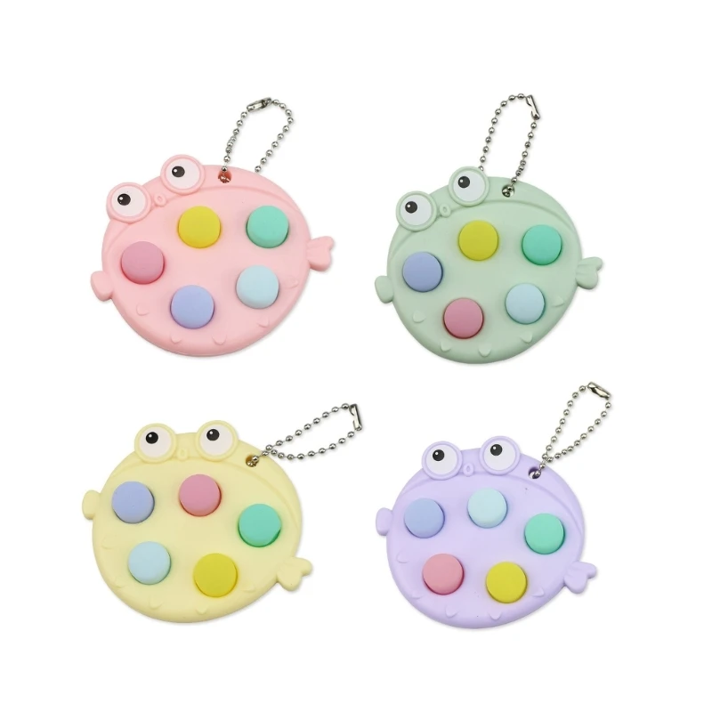 Fish Mochi Keychain Toy Toy Mini Gadget Keychain Bubble Pressing Toy Superrr Soft Office Decompression W3JF