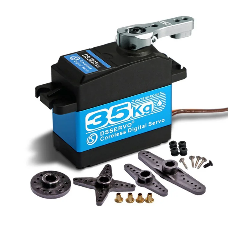 35kg ds3235sg motor coreless de alto torque servo engrenagem de metal digital e servo de engrenagem de aço inoxidável para arduino robótico diy modo rc