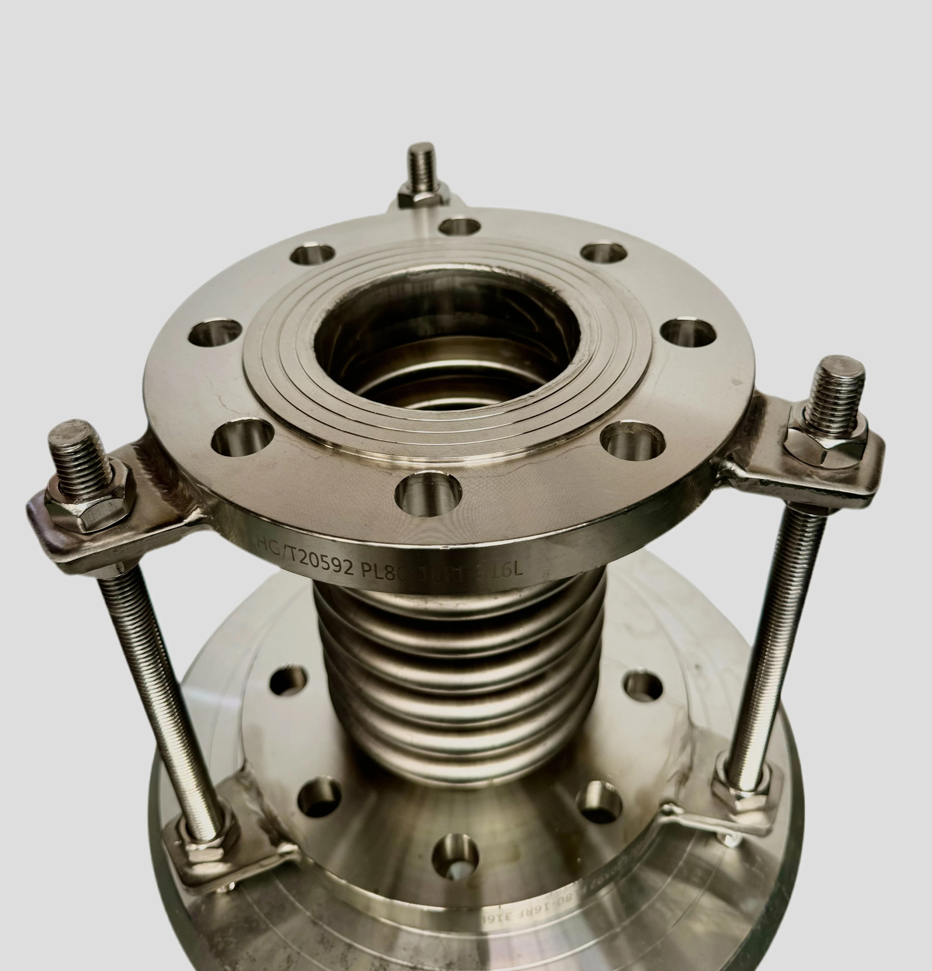 ISO100 Flexibele Rvs Balg Snelle Vacuüm Pijpklem Fittings Uitbreiding Balgverbinding voor Snelle Flens Gieten