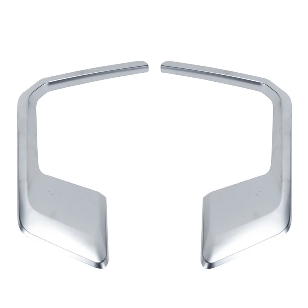 2pcs Silver Front Bumper Fog Light Cover for GMC Yukon Denali 2021 2022 2023 84340300 84340299
