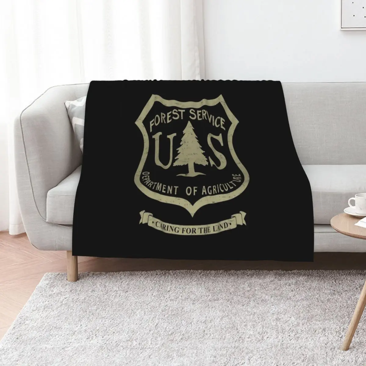 US Forest Service Throw Blanket cosplay anime Softest Blankets For Baby Stuffeds Thin Blankets For Bed Blankets
