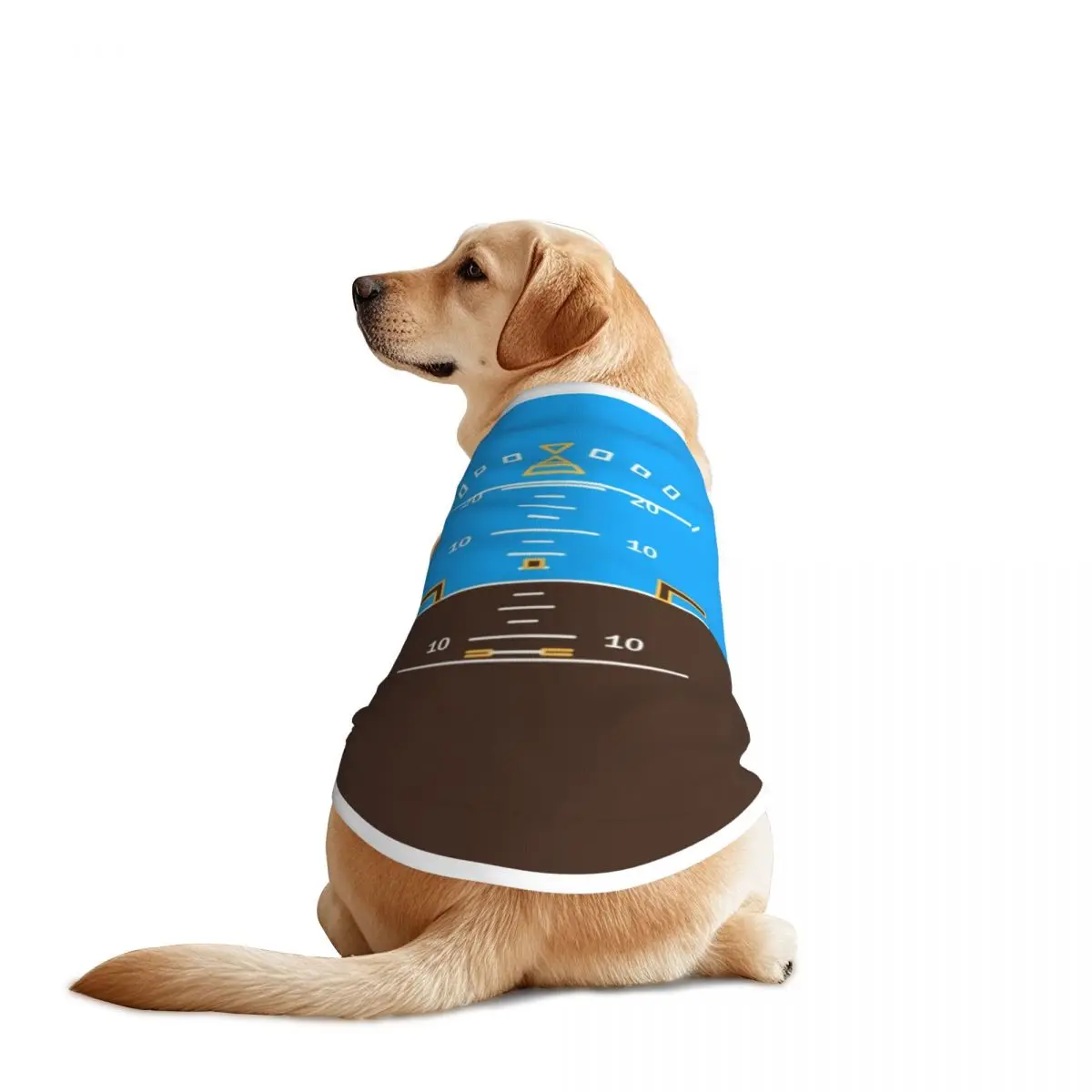 Attitude Indicator Pet Vests Jacket Breathable Flight Pilot Airplane Aviation Aviator Large Dog Clothes Decor For Pet Supplies