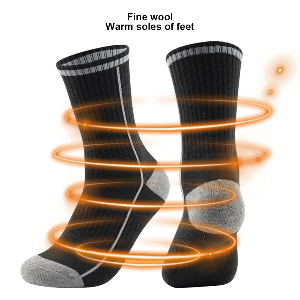 울 스키 양말 두꺼운 겨울 보온 양말 남녀 공용 스키 스노보드 하이킹 아웃도어용
