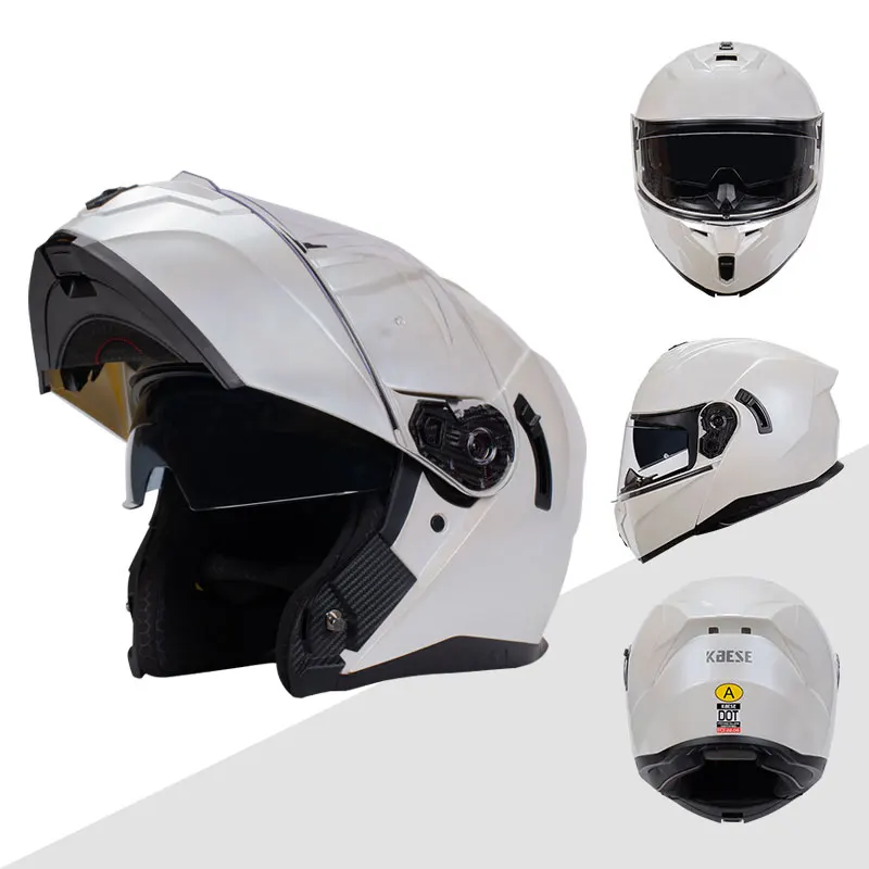 

Modular Flip Up Full Face Helmet Adult Men and Women Motorcycle Helmet Dual Visor Capacetes Cascos DOT ECE Approved