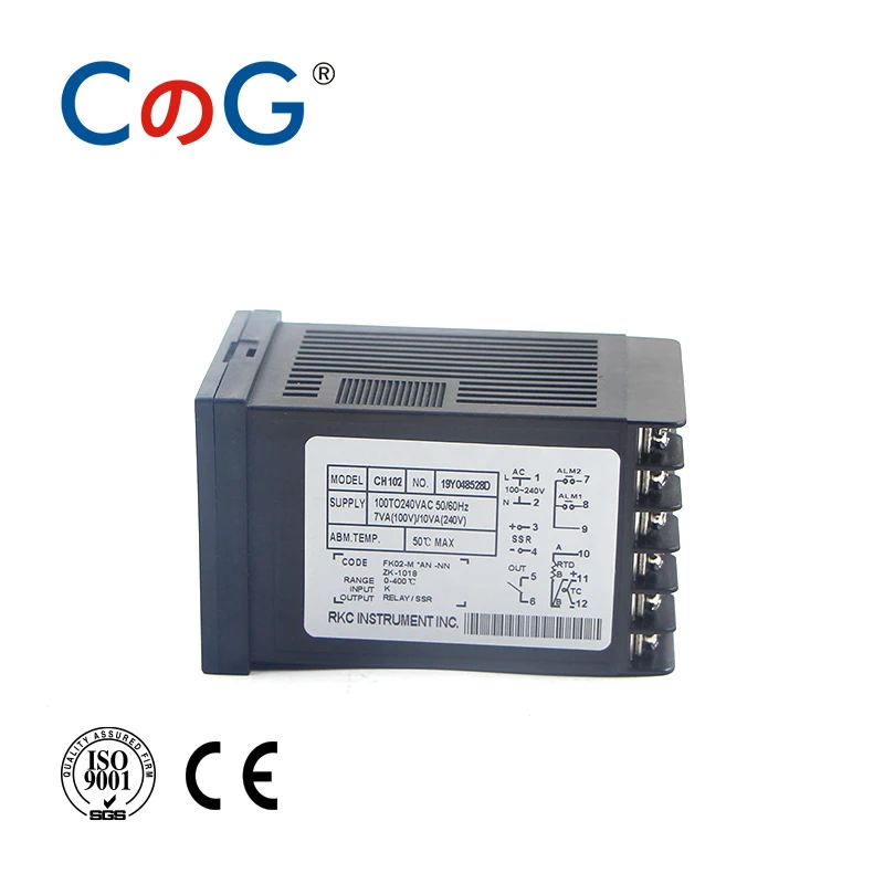 CG CH102 48*48Mm Input Multy K E J PT100 0-10V 4-20mA Output PID Relay SSR AC 220V 24VDC 380V Pengontrol Suhu Daya