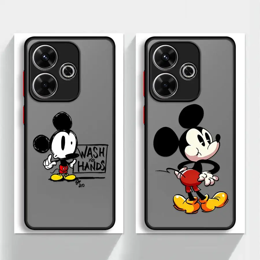 Disney Interesting Mickey Minnie Soft shell Phone Case for Xiaomi Redmi Note 9S 8T 7 10S 11S 13 14 12 Pro Plus 8 9 10 11 Pro 12s