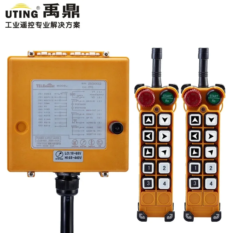 

Telecontrol F26-B1 remote control universal industrial wireless control for crane AC/DC 2transmitter and 1receiver