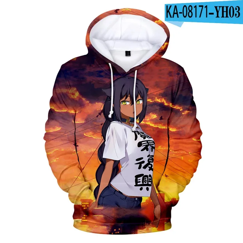 2025 yiyi Sama Wa Kujikenai sudaderas con capucha Kawaii dibujos animados 3D Sudadera con capucha Anime el gran Jahy no será derrota lindo hombres mujeres niños