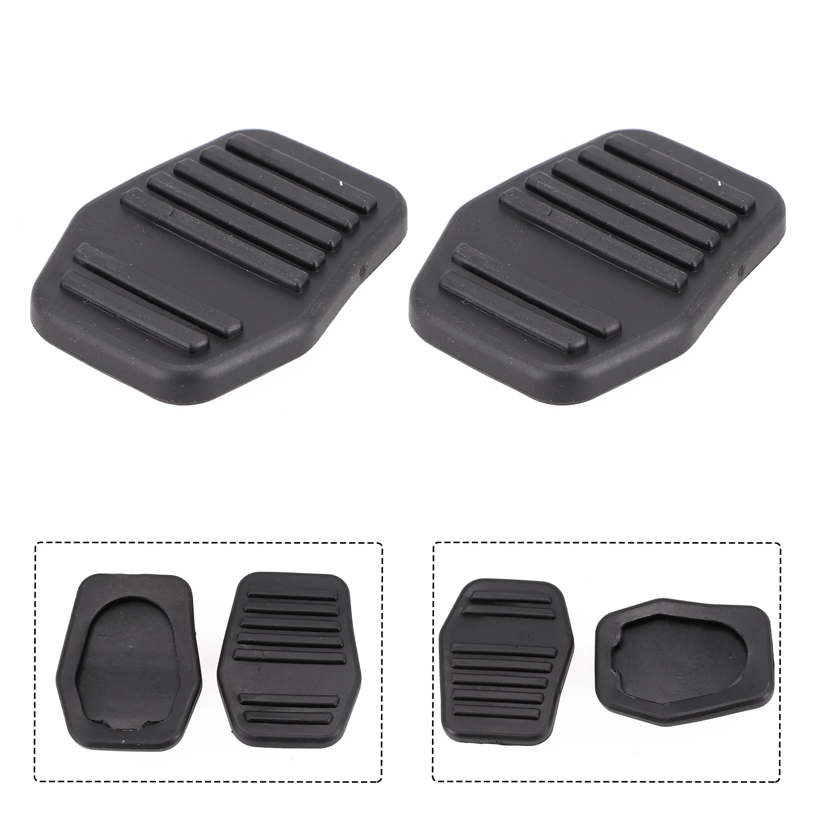 2 stücke gummi pedal polster gummi für ford mk6 mk7 verbinden 02-14 94 bb7a624aa pedale pads teile zubehör