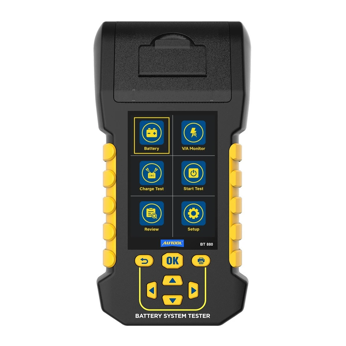  Car Battery Tester Charge Test V/A Monitor 2000CCA Leakage Current Recording Voltage Recording Playback Waveform