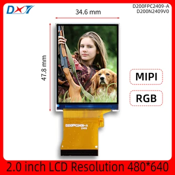 2.0 inch LCD display, resolution 480*640, 2 inch LCD TFT Driver ST7701S, MIP interface, RGB interface