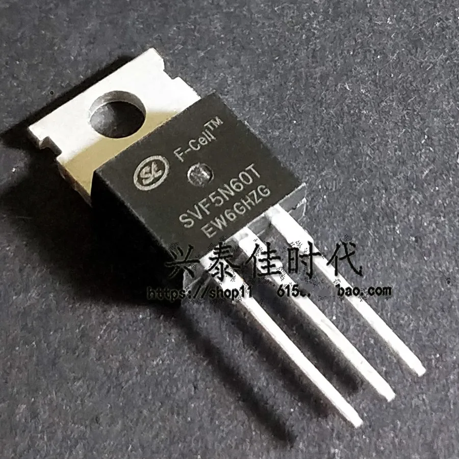 10-50PCS  SVF5N60T 5A/600V TO-220   IN STOCK