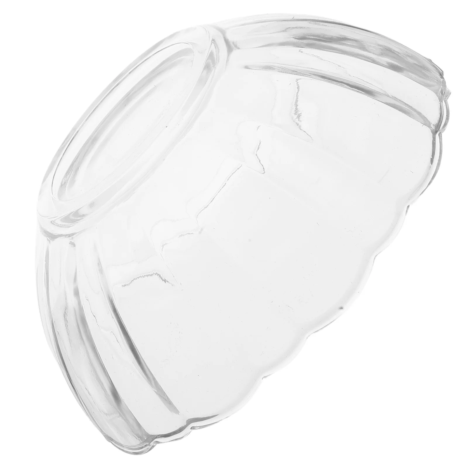 

Lotus Shape Clear Acrylic Bowl 13.2cm Lightweight Salad Dessert Fruit Snack Vegetable Serving Bowl Acrylic Dessert Bowls