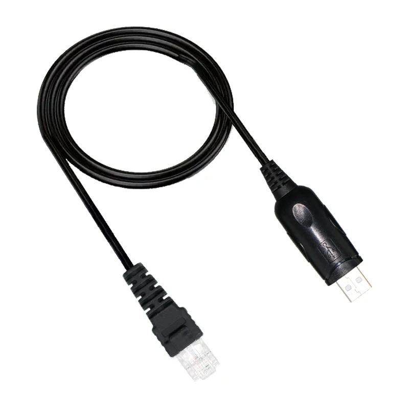 Cable de programación de Radio de coche de dos vías, IC-F410, IC-F410S, IC-A110, IC-A200, IC-FR3000, IC-FR3100, USB, Conector de 8 pines