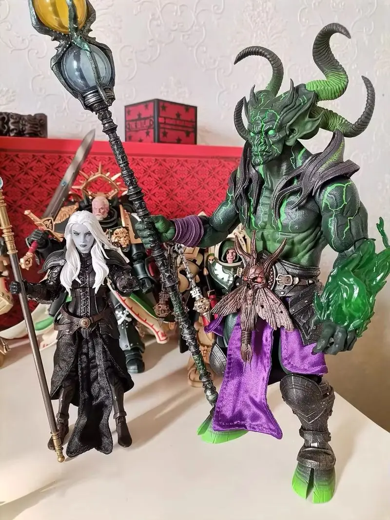 Original 1/12 Four Knights Mythical Legion Mage Polan Dragon Female Law Plague Main God Action Figure Pvc Model Kids Toy