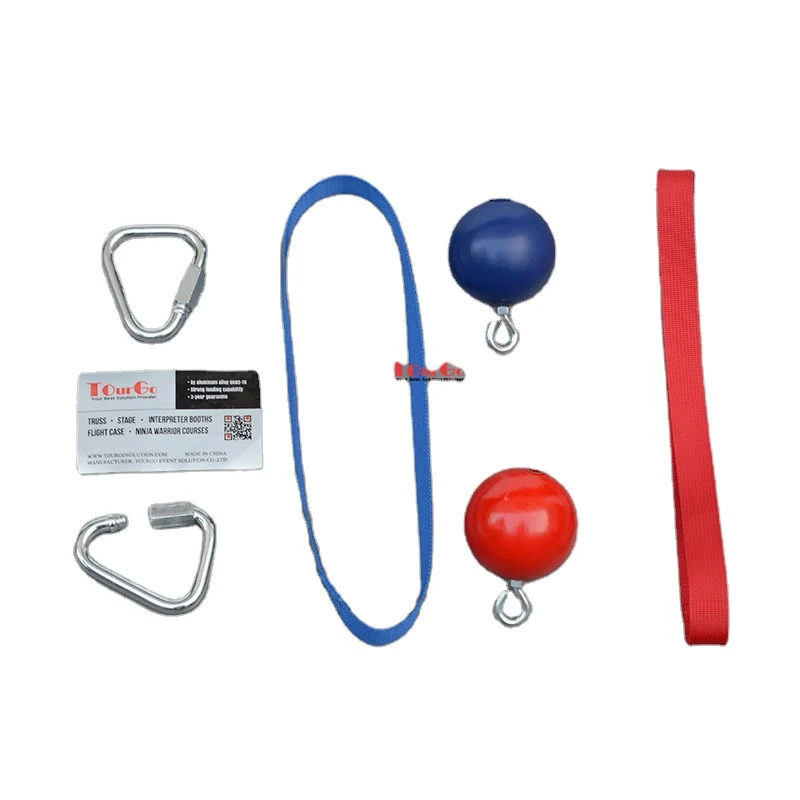 

Cannonball Nunchuck Cone Cylinder Ninja Grips for Ninja Warrior Obstacle Course