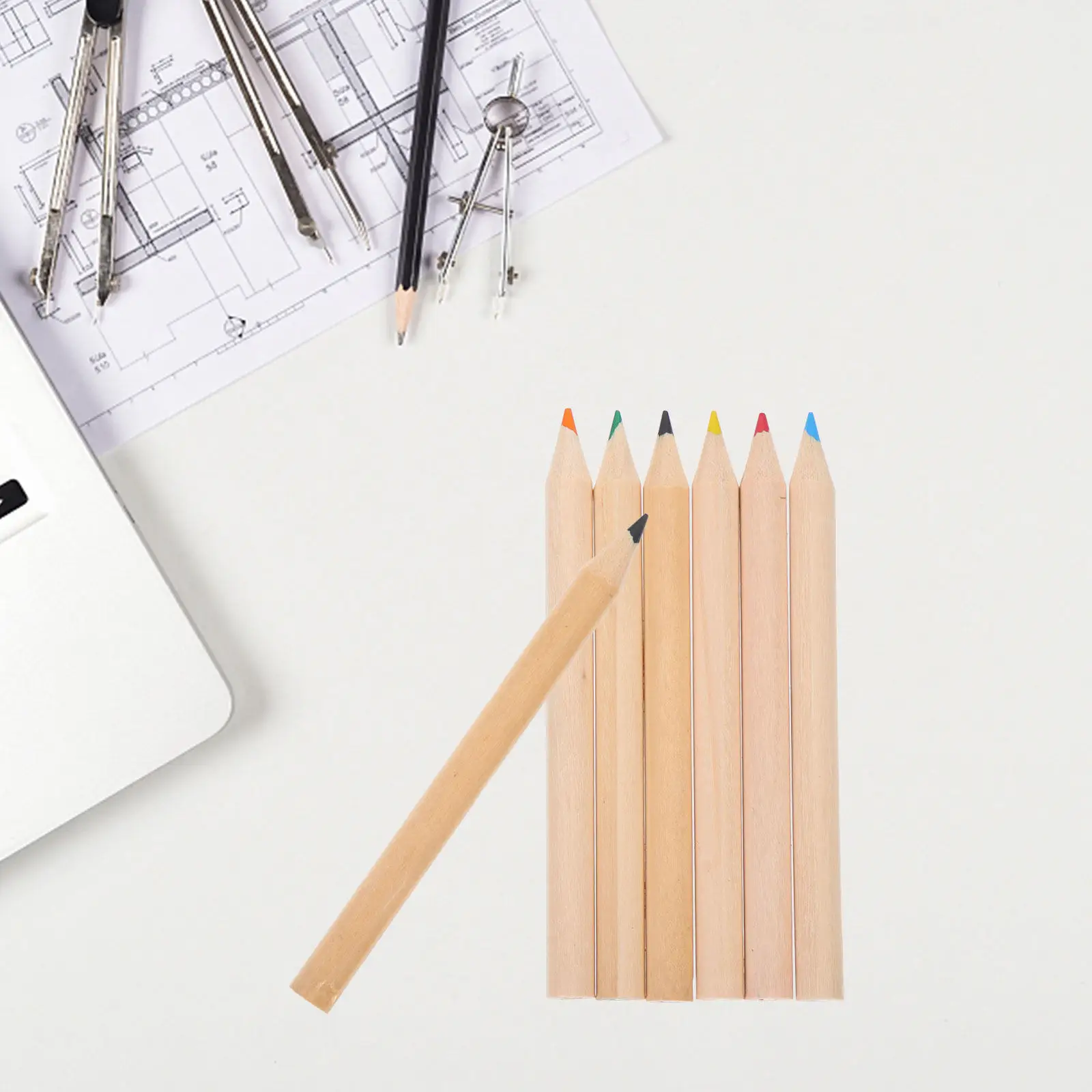 

Mini Colored Art School Drawing Graffiti Household Multi Function Accessories Coloring Art Pencils School