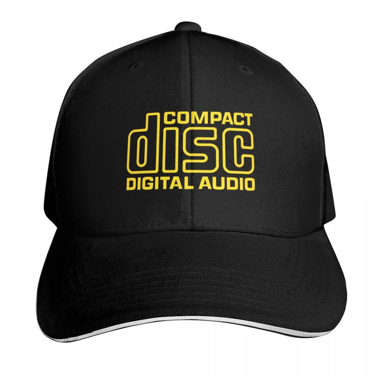Gorra de béisbol con audio digital de disco compacto, gorra personalizada para hombre, gorra táctica, gorra de gran tamaño para hombre y mujer