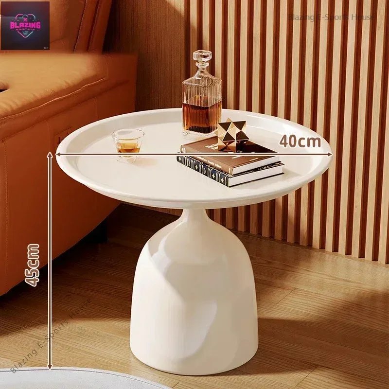 

Lightweight Table Living Room Furniture Luxury Tv Middle Round Mini Desks Corner Tables Night Bedside Muebles Modern Coffee