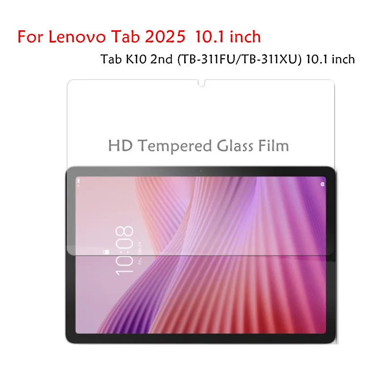 

2 шт. HD пленка из закаленного стекла для Lenovo Tab 2025 10,1 дюйма TB-311FU 9H Защитная пленка для экрана планшета Tab K10 2nd 10,1 дюйма
