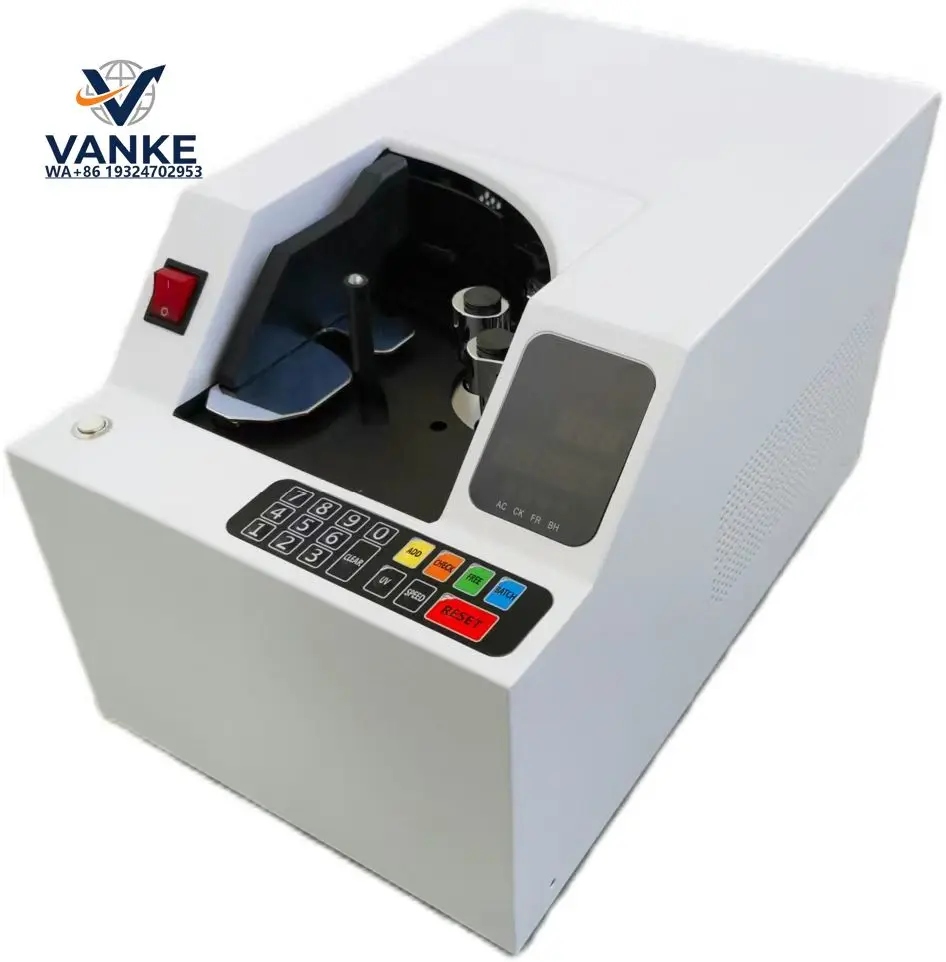 2600 Model Vacuum Counting Machine Fast Cash Bundle Counter Bundle Note Counting Machine Vacuum Counter Money Counter