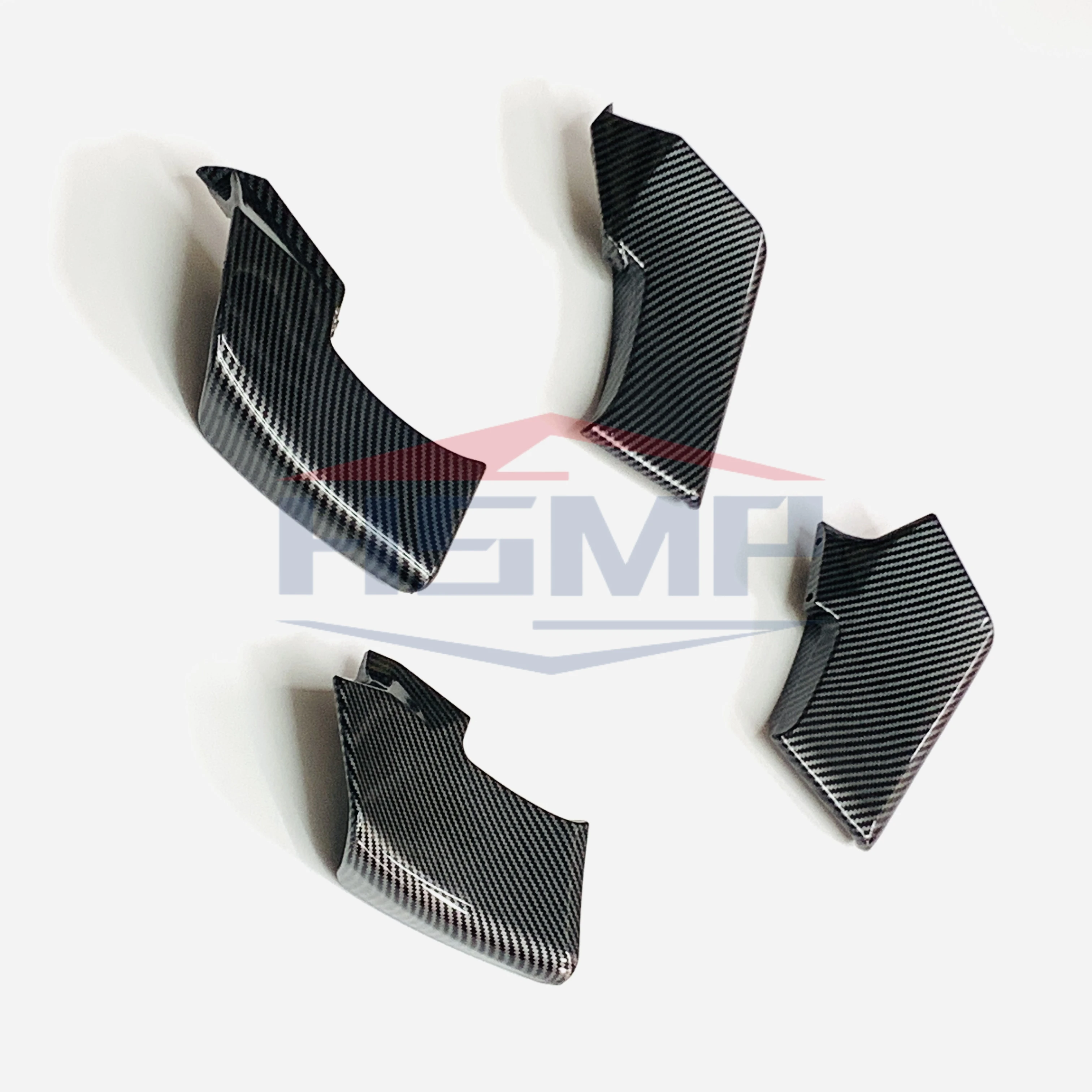 for Ducati Street Fighter V4 V4S V2 Carbon Fiber Appearance Fixed Wind Wing Fairing  Air Guide Cover Spoiler Bracket ABS plastic