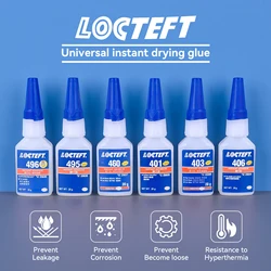20g 401 Glue Transparent High-strength Instant Glue Fast Drying Sticky Metal Plastic Rubber Leather Earphone Shoes