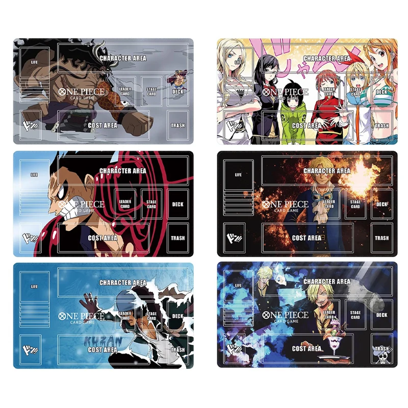 

60*35*0,2 см мультфильм аниме Diy One Piece Card Луффи Зоро Опкг Нами Битва Один Tcg игровой коврик Коврик для карт Мальчик Коллекция игрушек Подарок
