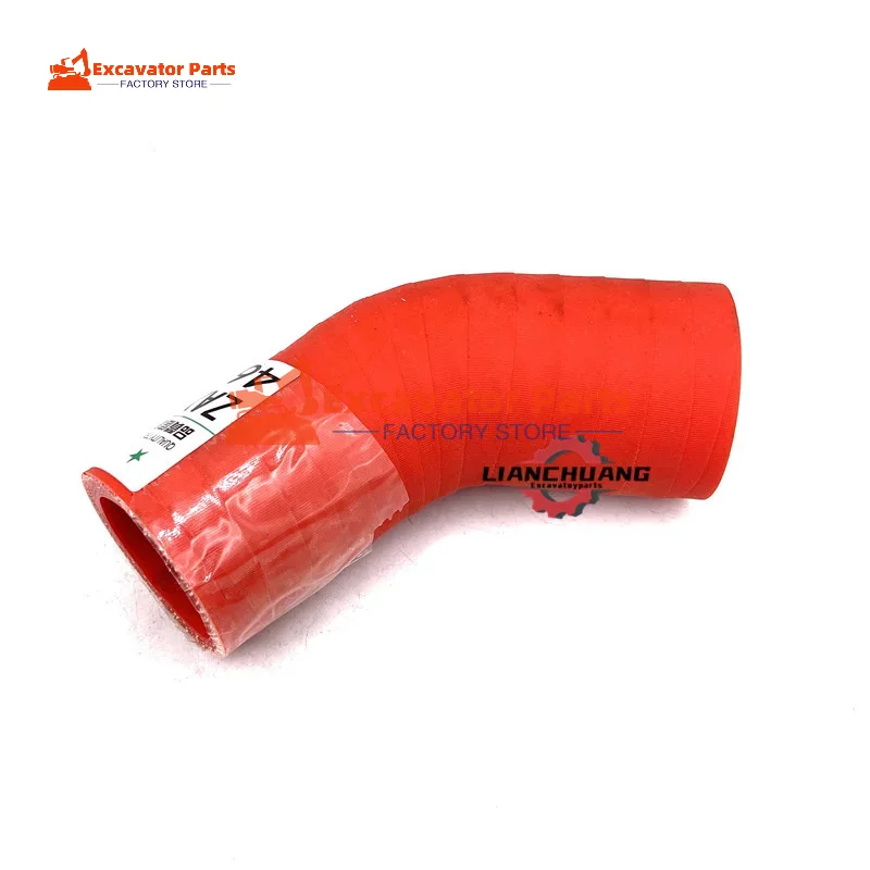 For Hitachi ZAX200 210 240 270 3 Intercooler Pipe Turbocharger Intake Pipe 4643558H Hose Excavator Parts