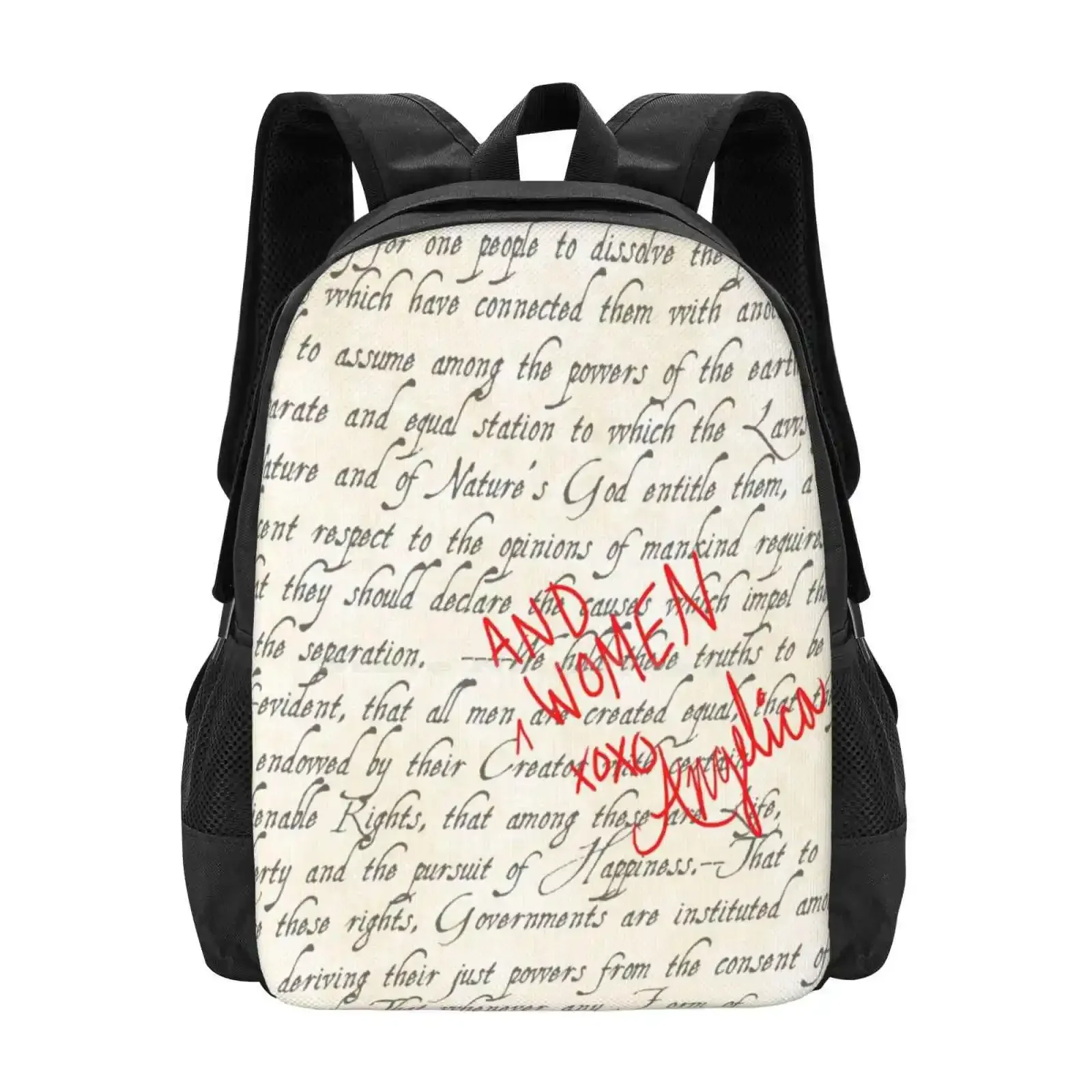 

Include Women In The Sequel School Bags For Teenage Girls Laptop Travel Bags Schuyler Sisters Angelica Schuyler Werk Thomas