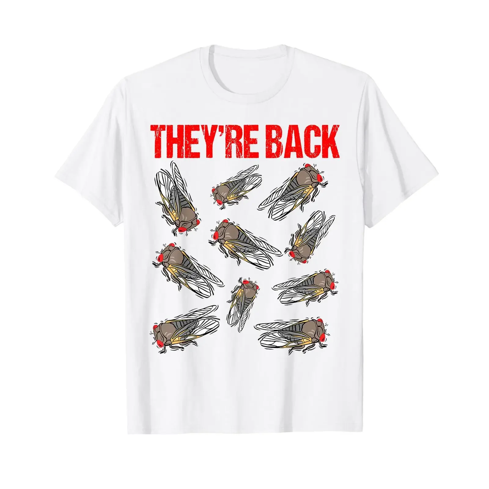 Cicada Brood X 2021 T Shirt They're Back Cicadas Kids vintage Washed Soft graphic Slightly Stretched Breathable Unisex homme