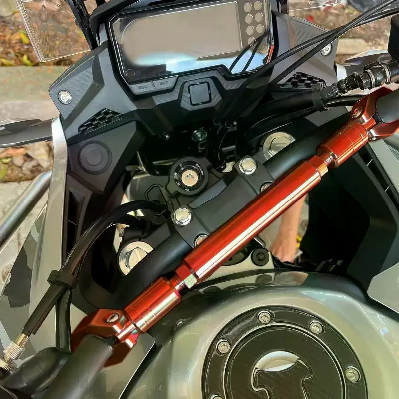 Motorcycle Thick Balance Bar Universal 22mm Aluminum Crossbar Strengthen Handlebar Extended Moto Handle Grip Reinforce Lever