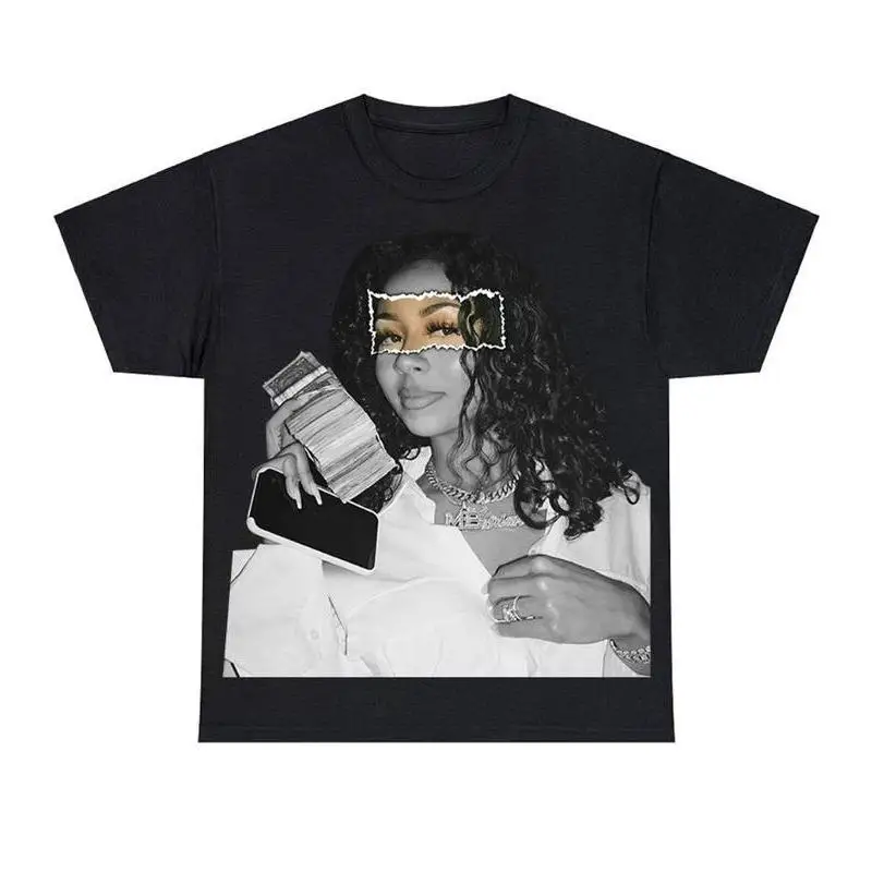 

Streetwear Money T-Shirt Unisex Hip Hop Graphic Tee Wealth Success Art Print Black White Gold Eyes Cotton Top Gift