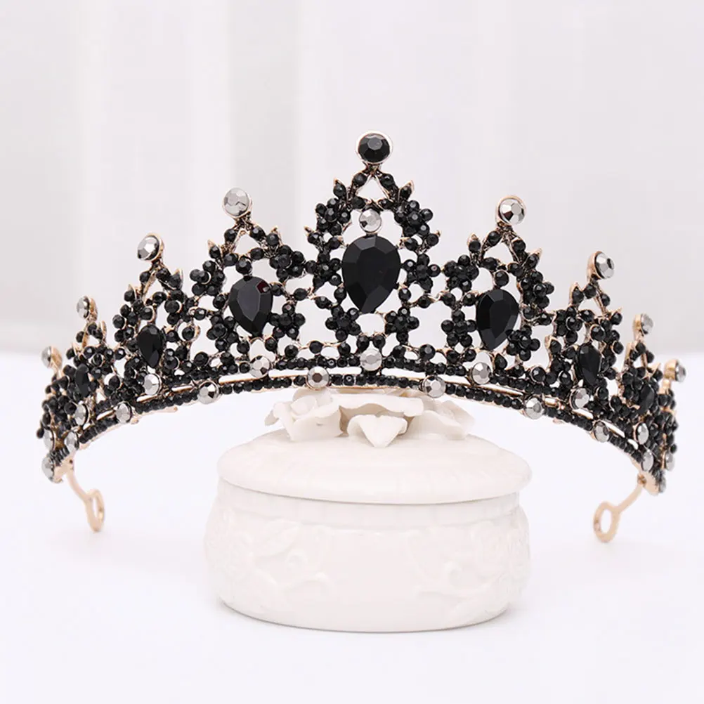 

Bridal Tiara Crown Rhinestones Wedding Hair Fairy Headpieces Decoration Crystal Design Lightweight Engagement Parties Jewellery