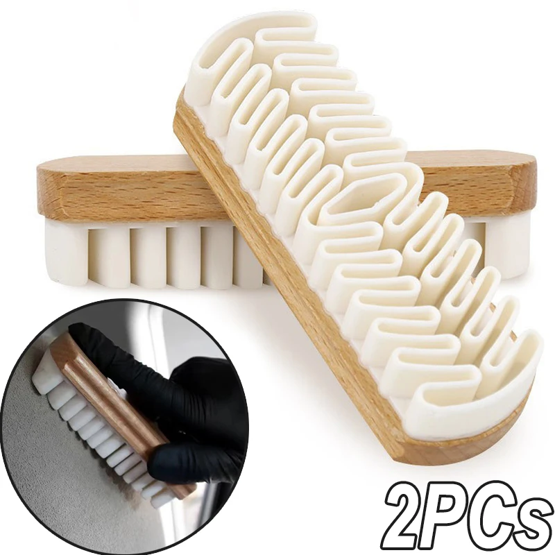 

2PCs Car Interior Parts Detailling Cleaning Brush Car Cleaning Brush Universal Auto Clean Seat Leather Car Upholstery Clean Tool