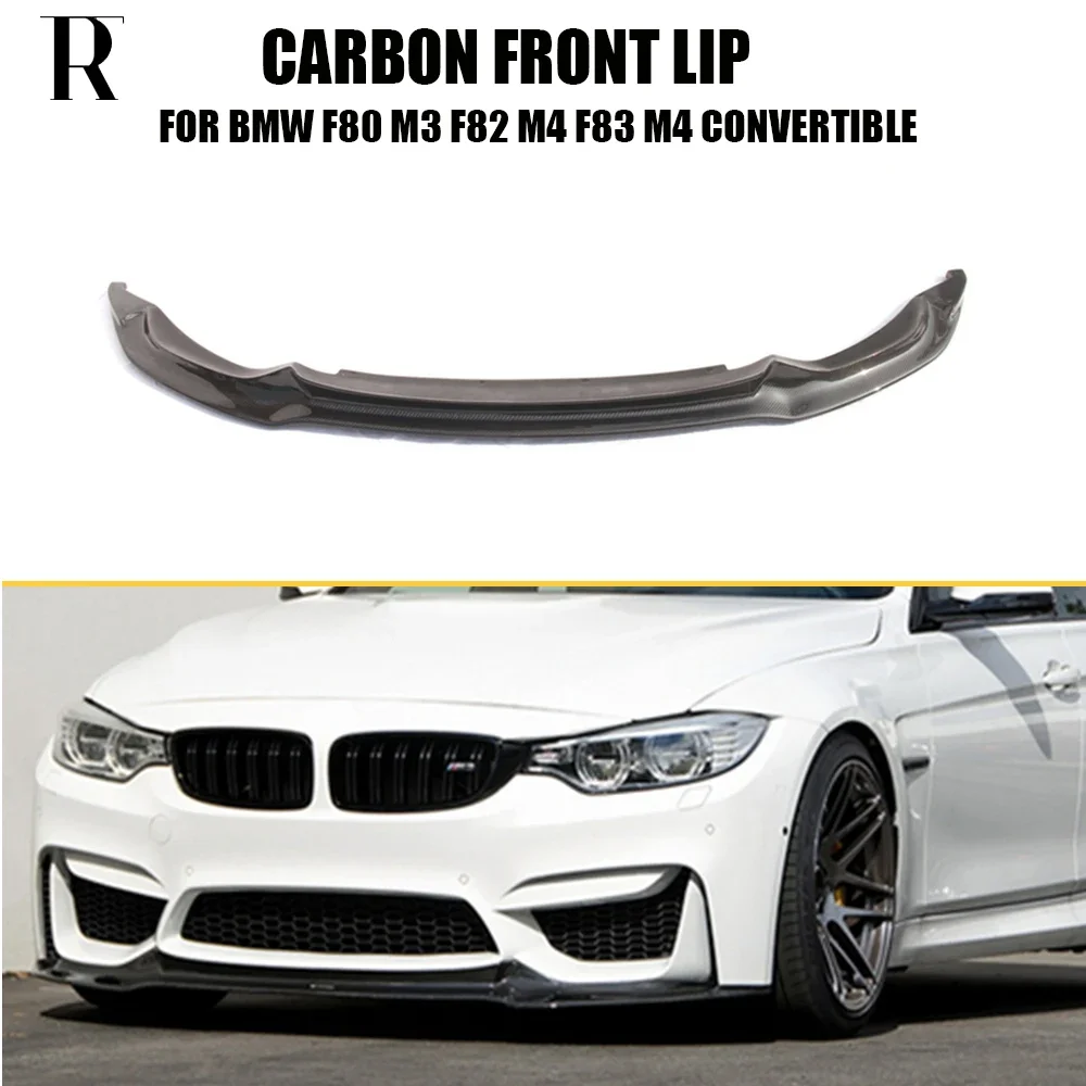

Carbon Fiber V Style Front Bumper Chin Lip for BMW F80 M3 F82 F83 M4 2012-2020