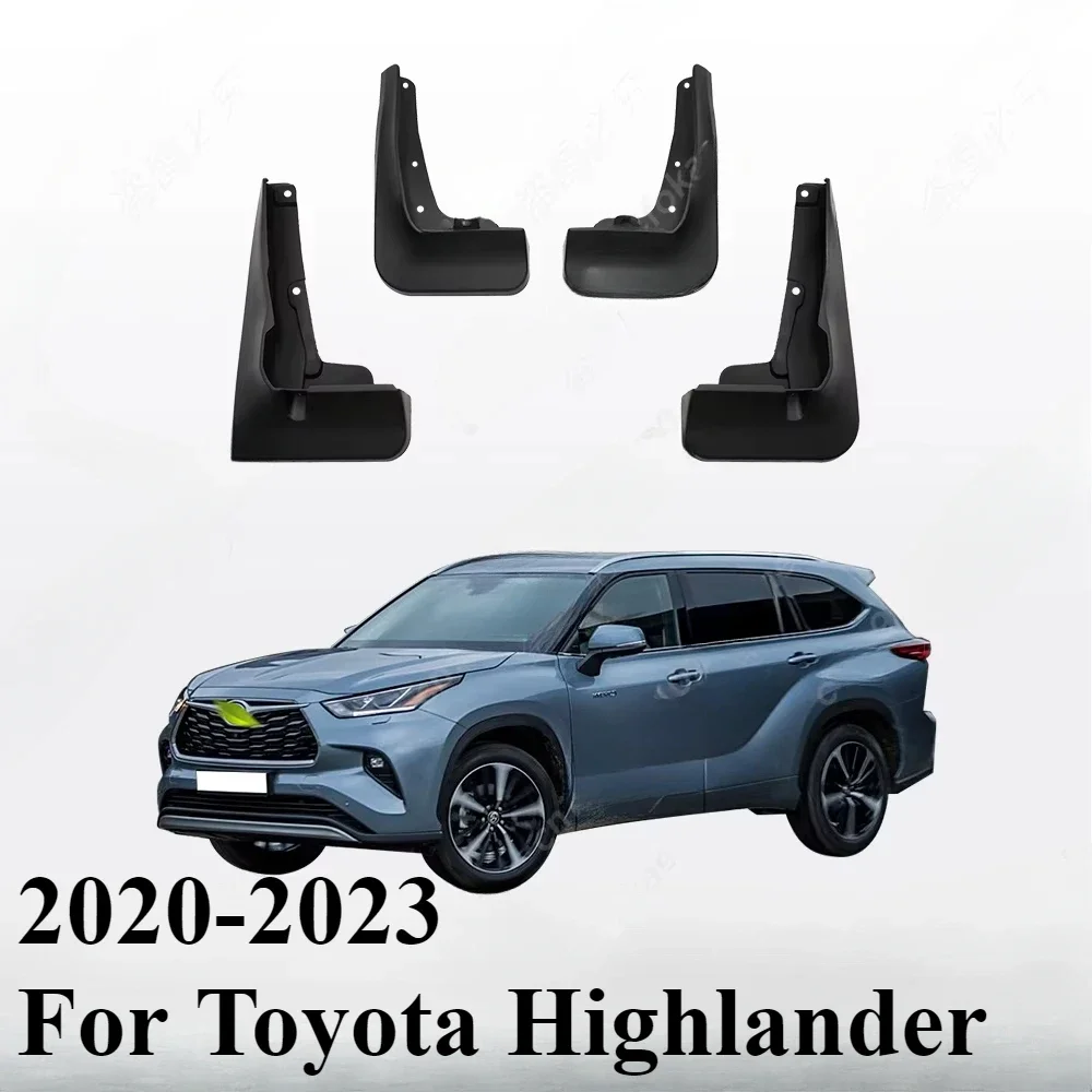 For Toyota Highlander Kluger 2020 2021 2022 2023 Fender Mudguard Mud Flaps Guard Splash Flap Mudguards Car Accessories