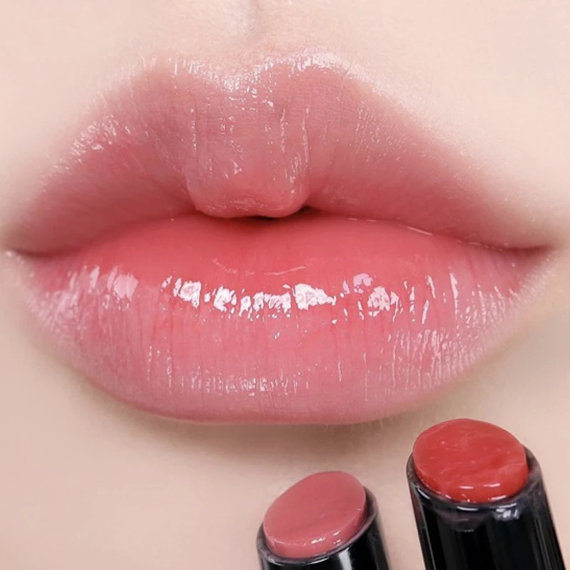 Moisturizing Mirror Lipstick Pen Jelly Red Brown Solid Lip Gloss Clear Lasting Non-stick Cup Lip Glaze Korean Makeup Cosmetics