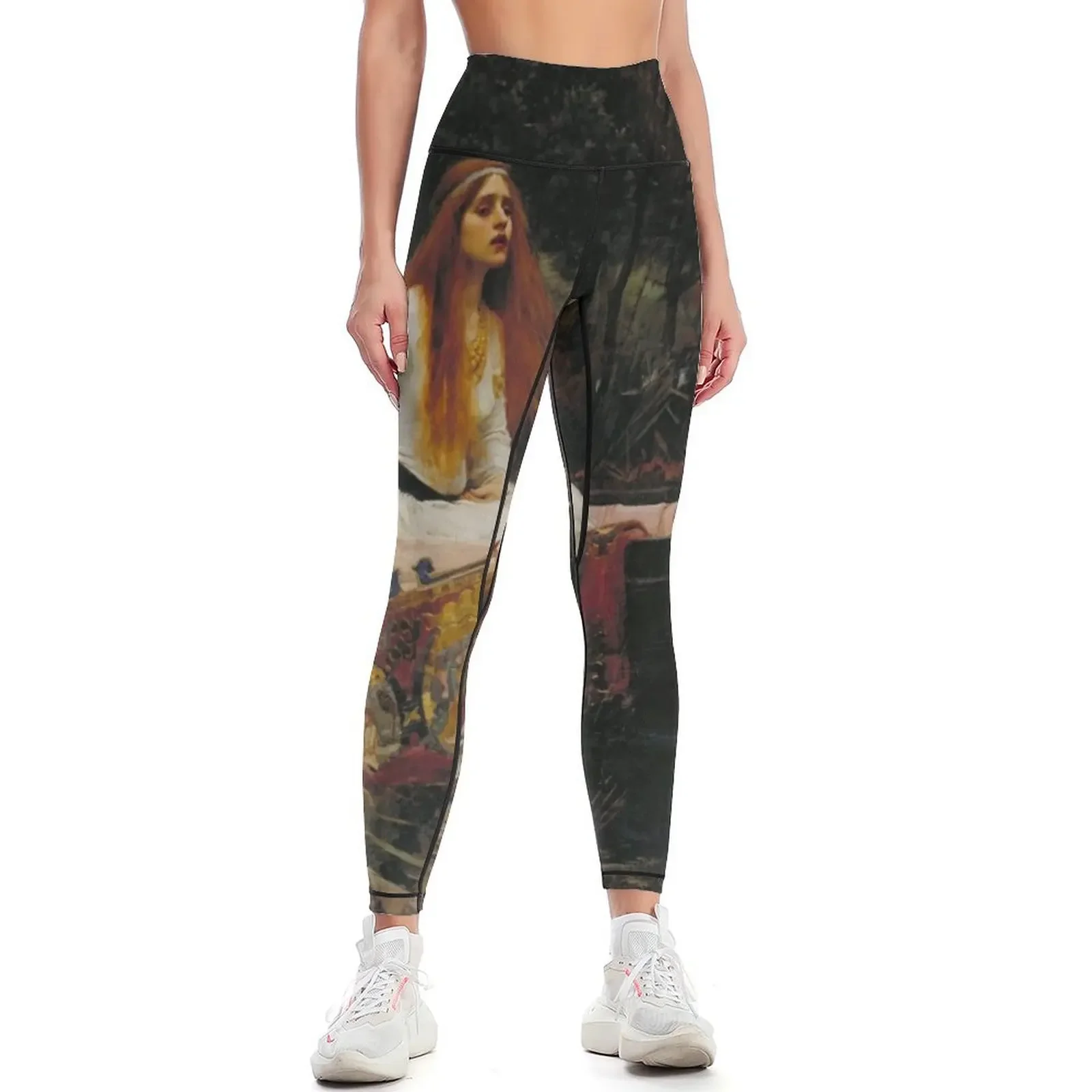 

The Lady of Shalott -John William Waterhouse Leggings sports for gym workout clothes for for physical Womens Leggings