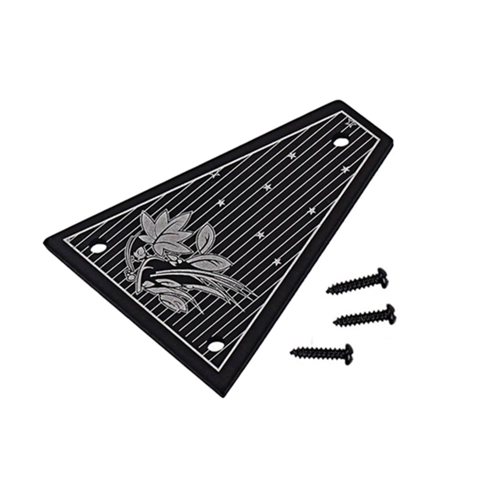 

Iron Core Cover Guitar Adjustment Lever Lids Rock and Roll Triangle