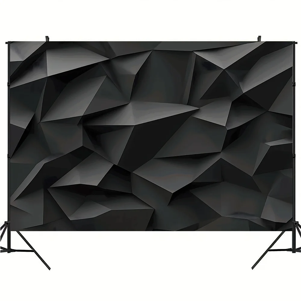 قطعة واحدة، خلفية تصوير جدارية ثلاثية الأبعاد من الحجر الرمادي، مناسبة تذكارية، حفلة مهرجان، دعامة استوديو منزلية #3