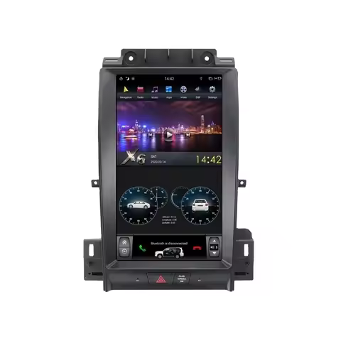 13.6'' PX6 Screen Android Car Multimedia Player Stereo Radio GPS Navigation for Ford Taurus 2010-2018